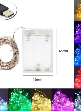 Led String Lights Garland 10/20/50/100LEDs Fairy Light Stre