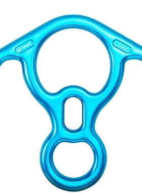 50KN Bent-ear Rappelling Gear 8 Word Ring Device downhill