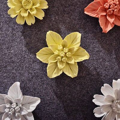 Ceramic sunflower Gardenia wall decoration creative living