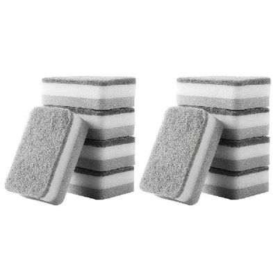 10Pcs Kitchen Scrubbers Washing Sponge Kitchen Cleaning