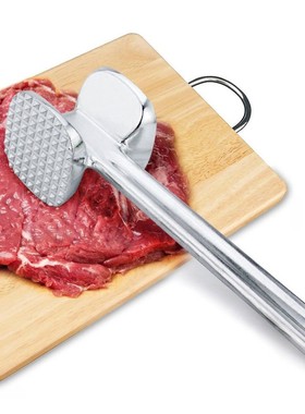 2020 New 19.5cm Two Sides Aluminum Meat Hammer Mallet Beef C