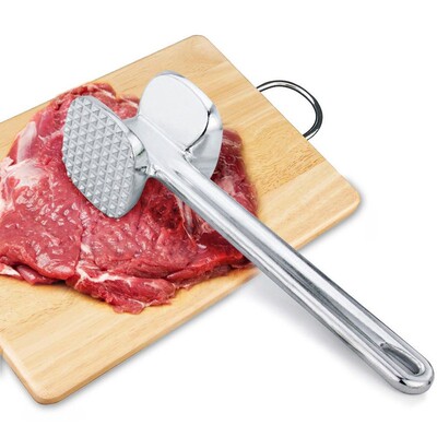 2020 New 19.5cm Two Sides Aluminum Meat Hammer Mallet Beef C