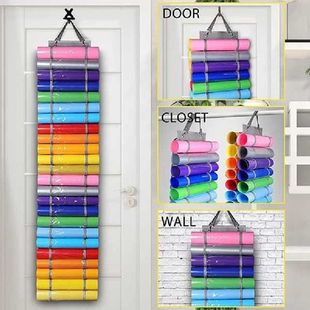 Vinyl Roll Holder Hanging Vinyl Storage Organizer Wall