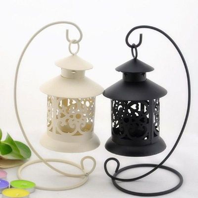 Creative Candelabros Hollow Hanging Birdcage Candle Holder