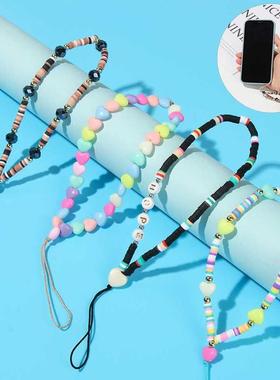ne Strap Lanyard Cell Phone Case Hanging Cord Soft Pottery R