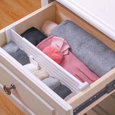 Adjustable Drawer Divider DIY Storage Shelves Household