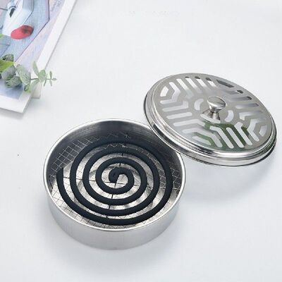 Round Mosquito Coil Holder Stainless Steel Mosquito Coil