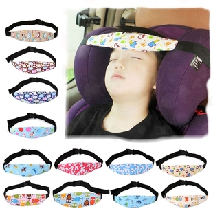 Baby Car Seat Head Support Adjustable Fastening Belt Sleepin