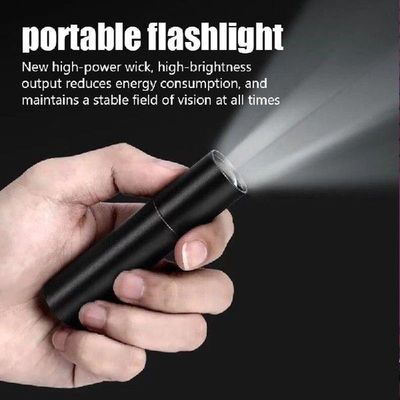 5V USB Rechargable Mini LED Flashlight 3 Lighting Mode