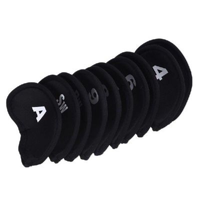 10pcs Golf Head Cover Club Iron Putter Head Protector Set