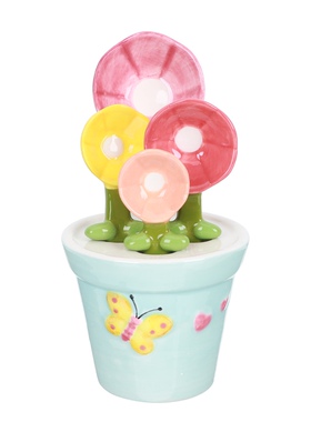 1 Set Ceramic Home Graduated Measuring Scoops Kitchen Baking