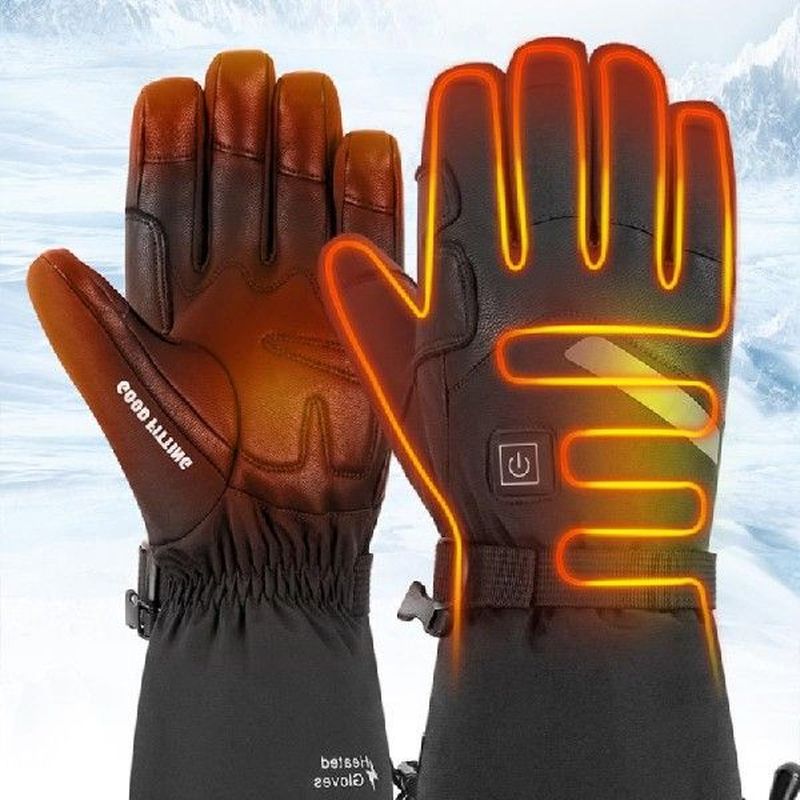 Motorcycle electric heating gloves Outdoor skiing