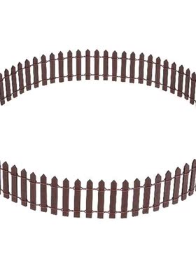 OUNONA 1PC Wood Micro Landscape Decoration Mini Fence