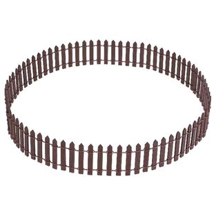 Decoration Micro Landscape Fence Mini 1PC OUNONA Wood