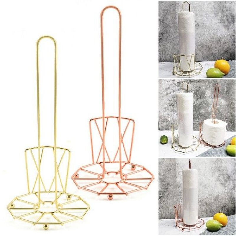 Bathroom Toilet Paper Roll Holder Stand Storage Organizer