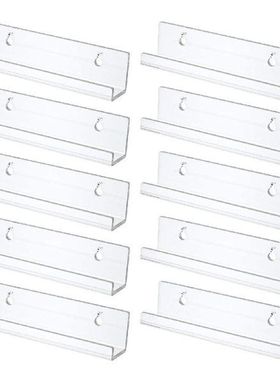 Record Shelf Wall Mount 10Pcs Acrylic Record Display Shelf