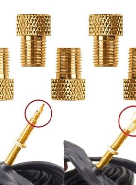 5pcs Aluminum Alloy Valve Adapter Pump Convert Presta To