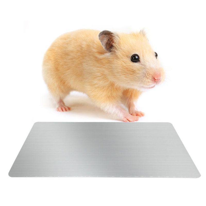 pets cooling aluminum alloy plate hamster rabbit summer