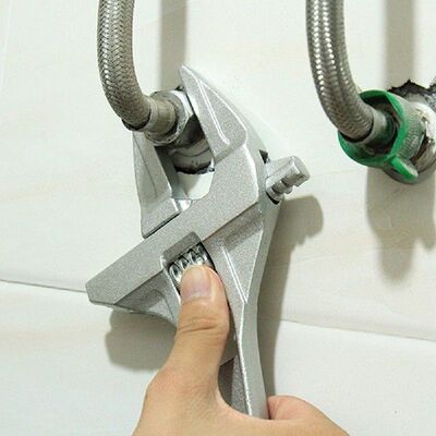 Multi-function Adjustable Wrench Aluminium Alloy large Open