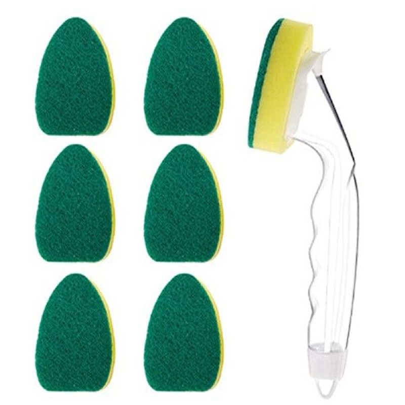 Cleaning Brush Household Portable Sponge Brush Kitchen 乐器/吉他/钢琴/配件 吉他合成器 原图主图