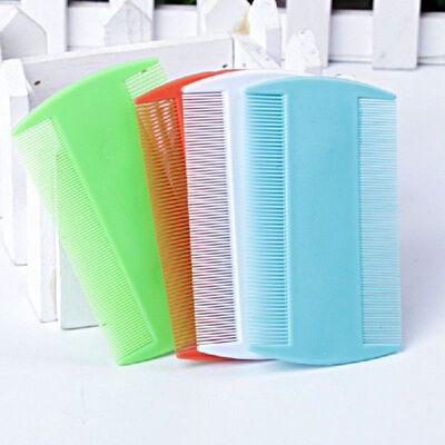 2pcs/pack Random Color Pets Plastic Double-sided Combs Dogs