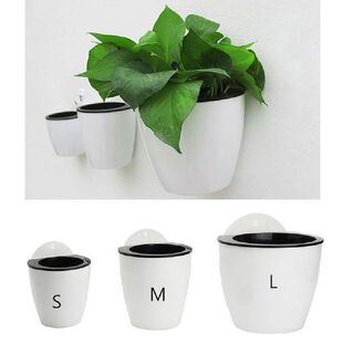 Creative Wall Hanging Plant Pot Auto Absorb Water Flowerpot