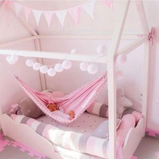 Children Hammock Swing Indoor Outdoor Hanging Basket Kids