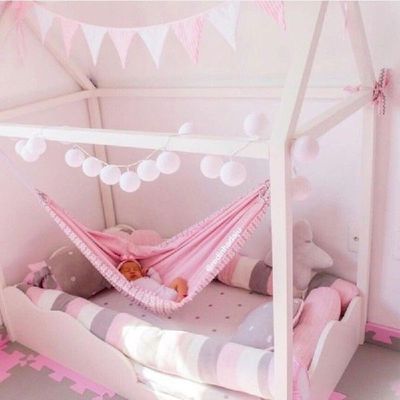 Children Hammock Swing Indoor Outdoor Hanging Basket Kids