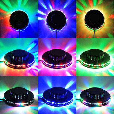 5W USB RGB Sound Light Activated Rotating Disco LED Ball