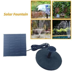 Floating Solar Fountain Waterfall Fountain Pool Pond Bird