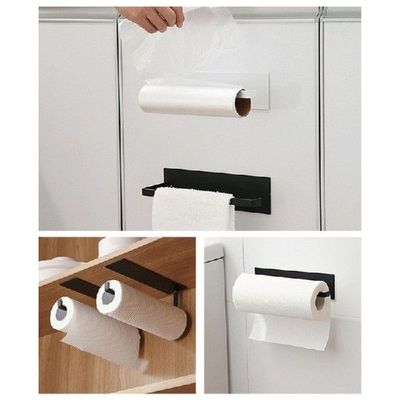 Bathroom Toilet Paper Holder Rack Wall Mounted Tissue Roll