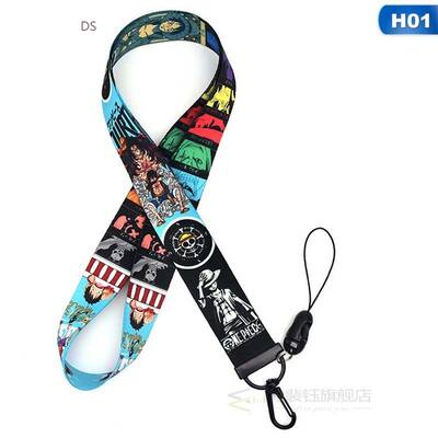 Anime One Piece Neck Strap Lanyards ID Card Gym Mobile Phone