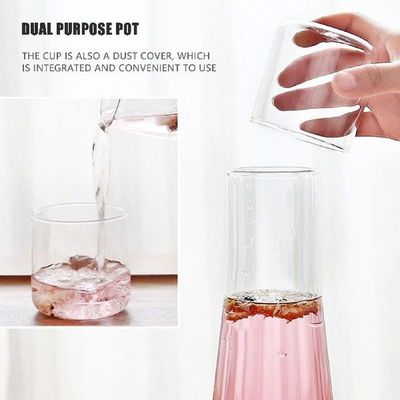 850ml Japanese Style Clear Water Carafe Set Large Capacity