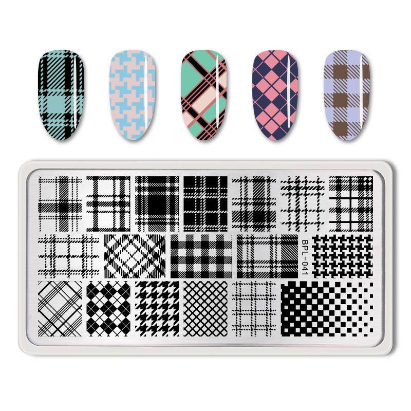 BORN PRETTY Nail Art Stamp Template Nail Stamper Animal Geom