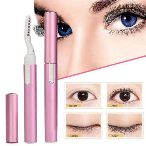 Portable Electric Perm Heated Eyelash Curler Long Lasting