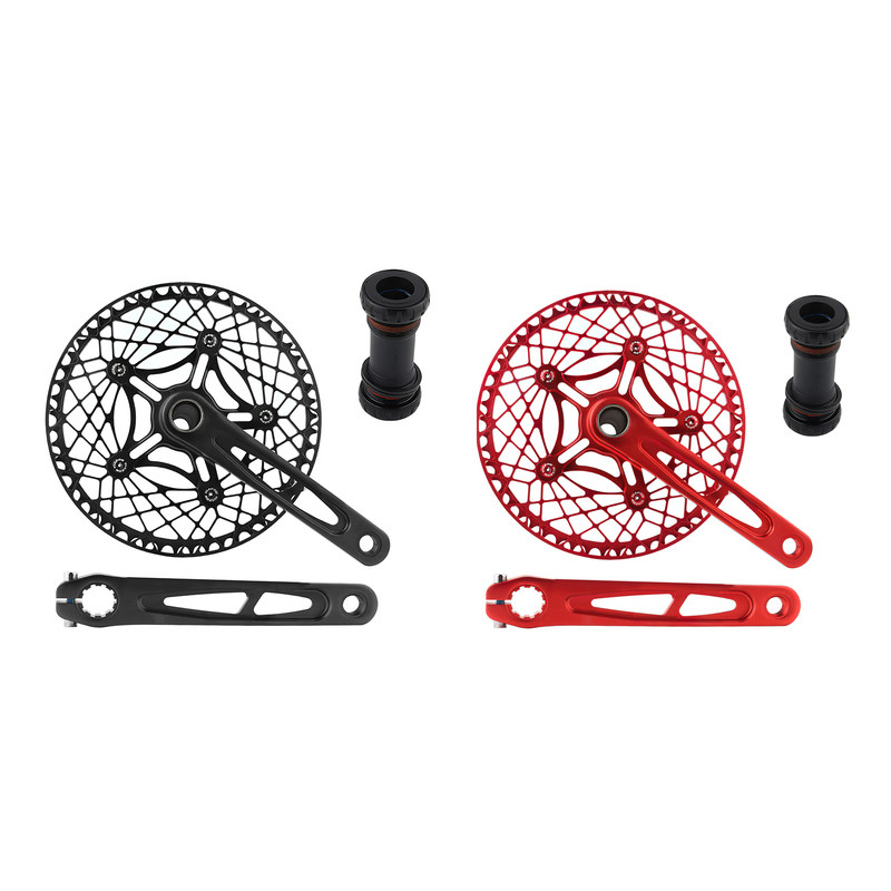 53T 170mm Hollow Bike Crank Arms 130mm BCD Bicycle Single