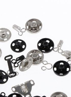 50 Set Sewing Hook Eye Closure Replacement Bra Hooks Press