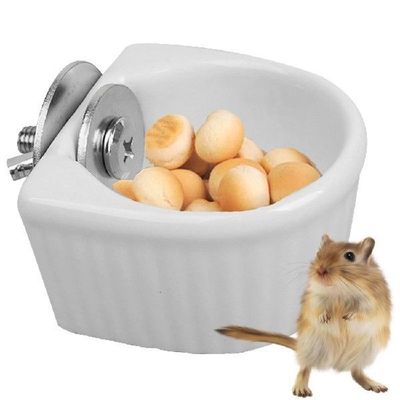 Pet Bowl Hamster Ceramic Food Water Snack Feeder For Pets