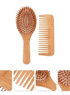 2Pcs Paddle Airbag Comb Hair Detangling Comb Hair Scalp