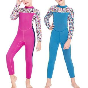 Girls Thick Swimsuit Boys Neoprene Surf Wetsuit 2.5mm