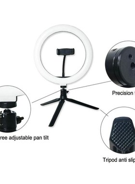 10'' LED Ring Light Video Studio Photo Selfie Fill L