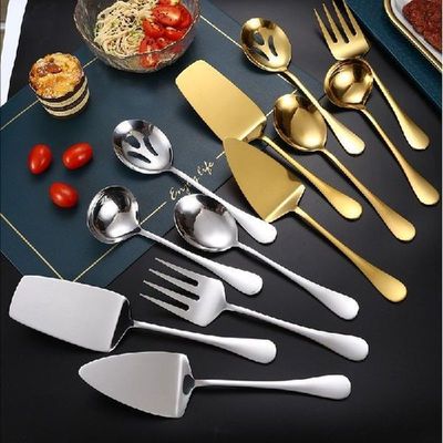 Stainless Steel Dinner Serving Spoon Public Tableware Steak