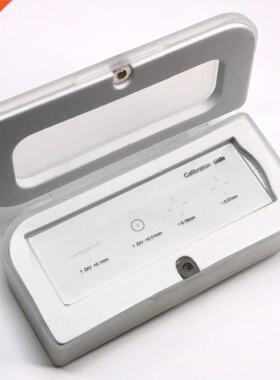 926 0.01mm Microscope Slides Reticle Calibration Slide Ruler