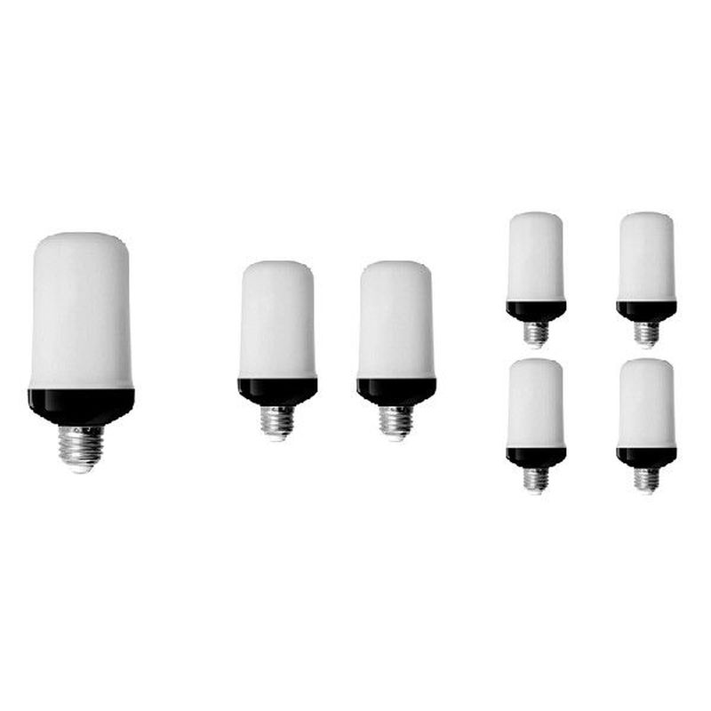 LED Flame Effect Light Bulb 4 Modes Flickering Emulation