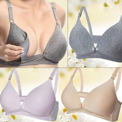 Breast Feeding Cotton Maternity Nursing Bras Sleep Bra For