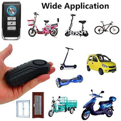 113dB Wireless Alarm Anti-Theft Vibration Motorcycle