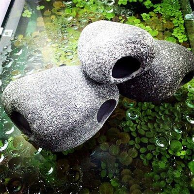 Aquarium Stone Hideaway Decoration Resin Cichlids Rock