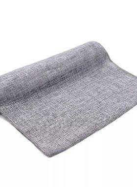 Imitated Linen Table Runners Vintage Soft Table Runner Gray