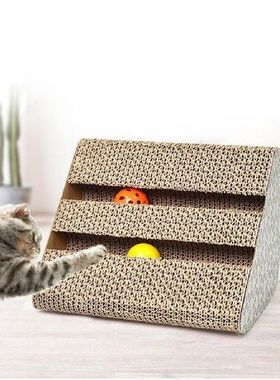 Cat Scratcher with Catnip Kitten Scratch Pad Corrugated