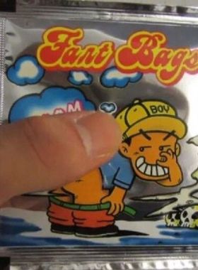 1/5/10Bag gadget Smelly package fart bomb bag April fool'